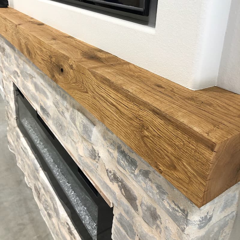 Fireplace mantel for a local builder.